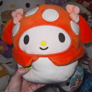 NWT Sanrio Mushroom My Melody Hot Topic Exclusive Squishmallow from Hello Kitty